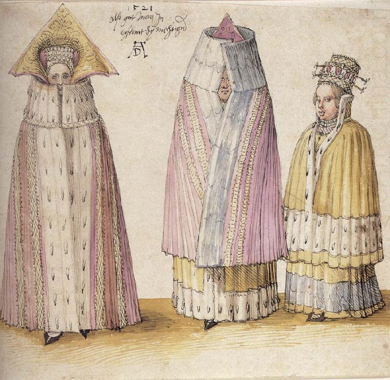 Three Mighty Ladies From Livonia, Albrecht Durer